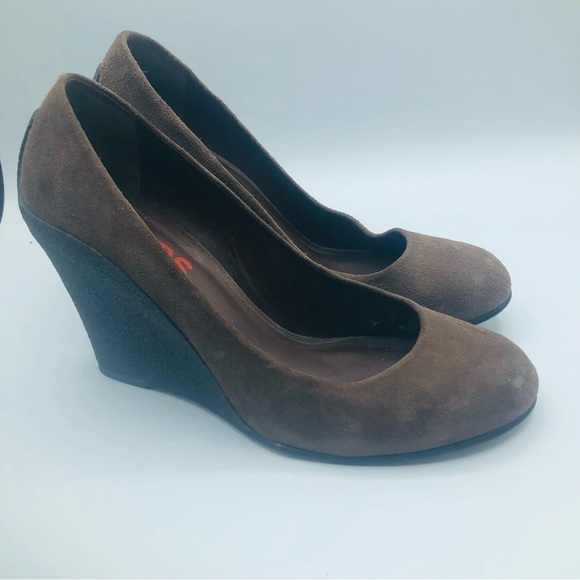 Michael Kors women’s brown‎ wedge shoes Size 8M - Picture 1 of 7